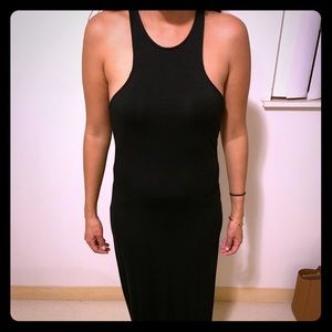 Women’s full black dress